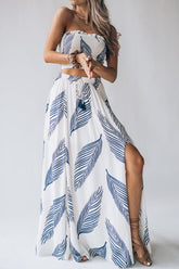 Traje de aventura tropical en el paraíso